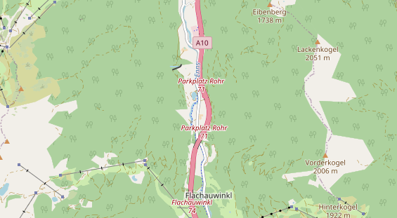 Pistenhotel auf Karte