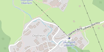 Pistenhotel auf Satellitenbild