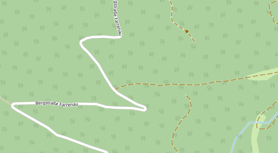 Pistenhotel auf Satellitenbild