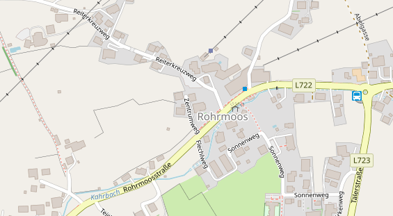 Pistenhotel auf Satellitenbild