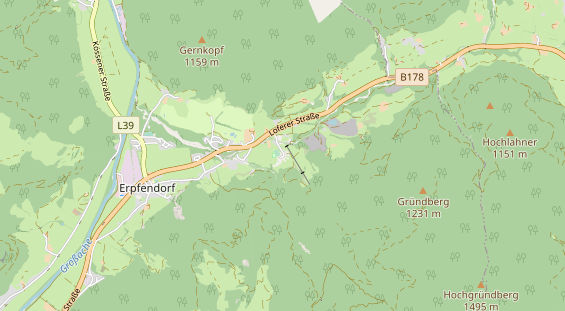 Pistenhotel auf Karte