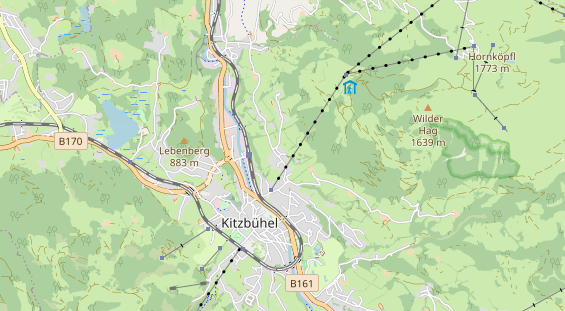 Pistenhotel auf Karte