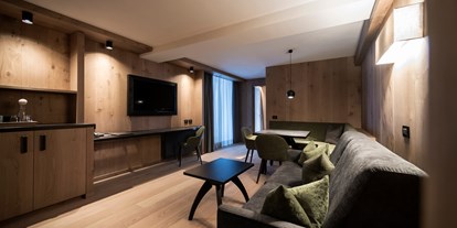 Hotels an der Piste - Hotel-Schwerpunkt: Skifahren & Kulinarik - Südtirol - Abgetrennte Räume im Zimmer - Hotel Cappella