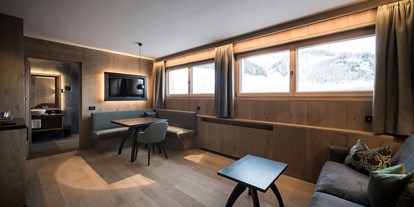 Hotels an der Piste - Hotel-Schwerpunkt: Skifahren & Kulinarik - Skiregion Alta Badia - Abgetrennte Räume im Zimmer - Hotel Cappella