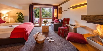 Hotels an der Piste - Skiraum: vorhanden - Skigebiet Meran 2000 - Kaminzimmersuite - Wohlfühlhotel Falzeben
