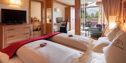 Hotels an der Piste - Preisniveau: günstig - Trentino-Südtirol - Suite Großer Mittager  - Wohlfühlhotel Falzeben