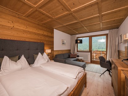 Hotels an der Piste - Pools: Außenpool beheizt - Olang - Doppelzimmer Sextner Dolomiten - Berghotel Sexten Dolomiten