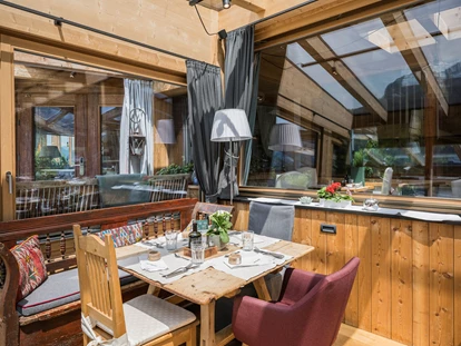 Hotels an der Piste - Skiraum: videoüberwacht - Hollbruck - Restaurant - Berghotel Sexten Dolomiten
