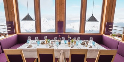 Hotels an der Piste - Klassifizierung: 3 Sterne - Frühstück mit Aussicht - Glacier Hotel Grawand