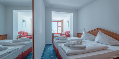 Hotels an der Piste - Sauna - Doppelzimmer mit Panoramafenster - Glacier Hotel Grawand