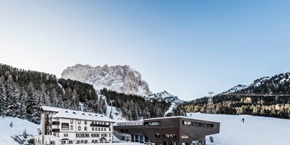 Hotels an der Piste - Parkplatz: gebührenpflichtig beim Hotel - Skigebiet Gröden - Hotel Sella - Hotel Sella Family Bike