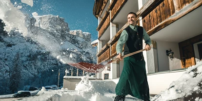Hotels an der Piste - Parkplatz: kostenlos beim Hotel - Wolkenstein/Gröden Südtirol - Kolfuschgerhof Mountain Resort