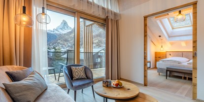 Hotels an der Piste - Skiservice: vorhanden - Saas-Almagell - Verschiedene Appartements mit tollem Ausblick.  - Resort La Ginabelle