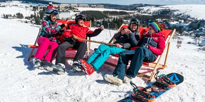 Hotels an der Piste - Hotel-Schwerpunkt: Skifahren & Familie - Thum - Pistenblick  - AHORN Hotel Am Fichtelberg
