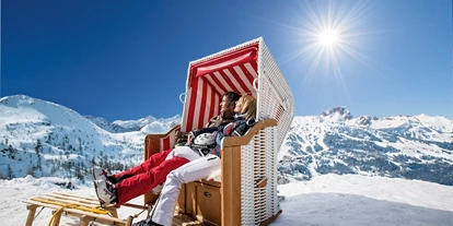 Hotels an der Piste - Après Ski im Skigebiet: Schirmbar - Nassfeld
Größte Sonnenterrasse der Alpen. Überraschend. Ereignisreich. - Skigebiet Nassfeld