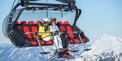 Hotels an der Piste - Après Ski im Skigebiet: Skihütten mit Après Ski - Saalbach - Skigebiet KitzSki Kitzbühel/Kirchberg