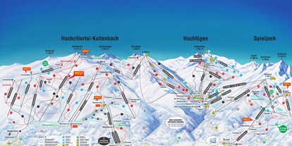 Hotels an der Piste - Après Ski im Skigebiet: Schirmbar - Finkenberg - Skigebiet Spieljochbahn