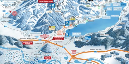 Hotels an der Piste - Kinder- / Übungshang - St. Margarethen (Reichenau) - Skigebiet Gerlitzen Alpe
