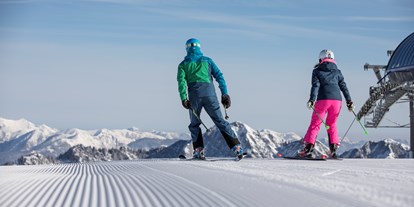Hotels an der Piste - Après Ski im Skigebiet: Schirmbar - Fügen - "First Line Skiing" am Wiedersberger Horn in Alpbach - Ski Juwel Alpbachtal Wildschönau