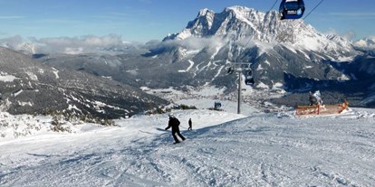 Hotels an der Piste - Après Ski im Skigebiet: Schirmbar - Abfahrt Grubigstein - Skigebiet Grubigstein/Lermoos - Zugspitz Arena