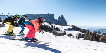 Hotels an der Piste - Rodelbahn - Südtirol - Skigebiet Seiser Alm