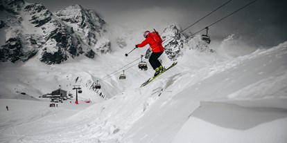 Hotels an der Piste - Après Ski im Skigebiet: Skihütten mit Après Ski - Südtirol - Skigebiet Sulden am Ortler