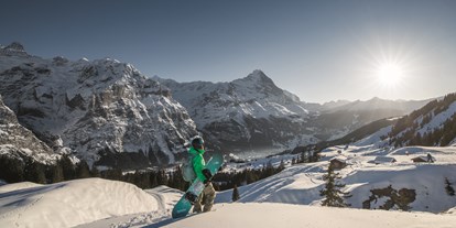Hotels an der Piste - Après Ski im Skigebiet: Skihütten mit Après Ski - Jungfrau Ski Region / Skigebiet Grindelwald - Wengen