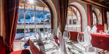 Hotels an der Piste - Hotel-Schwerpunkt: Skifahren & Kulinarik - Großarl - Restaurant "Roter Salon" - Hotel Zum Jungen Römer