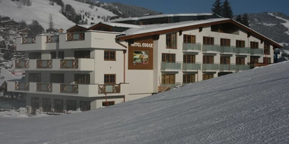 Hotels an der Piste - Hotel-Schwerpunkt: Skifahren & Familie - Prama - Südansicht - Wellness- und Familienhotel Egger in TOP LAGE