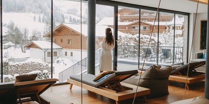 Hotels an der Piste - Skiraum: Skispinde - Hotel Nesslerhof