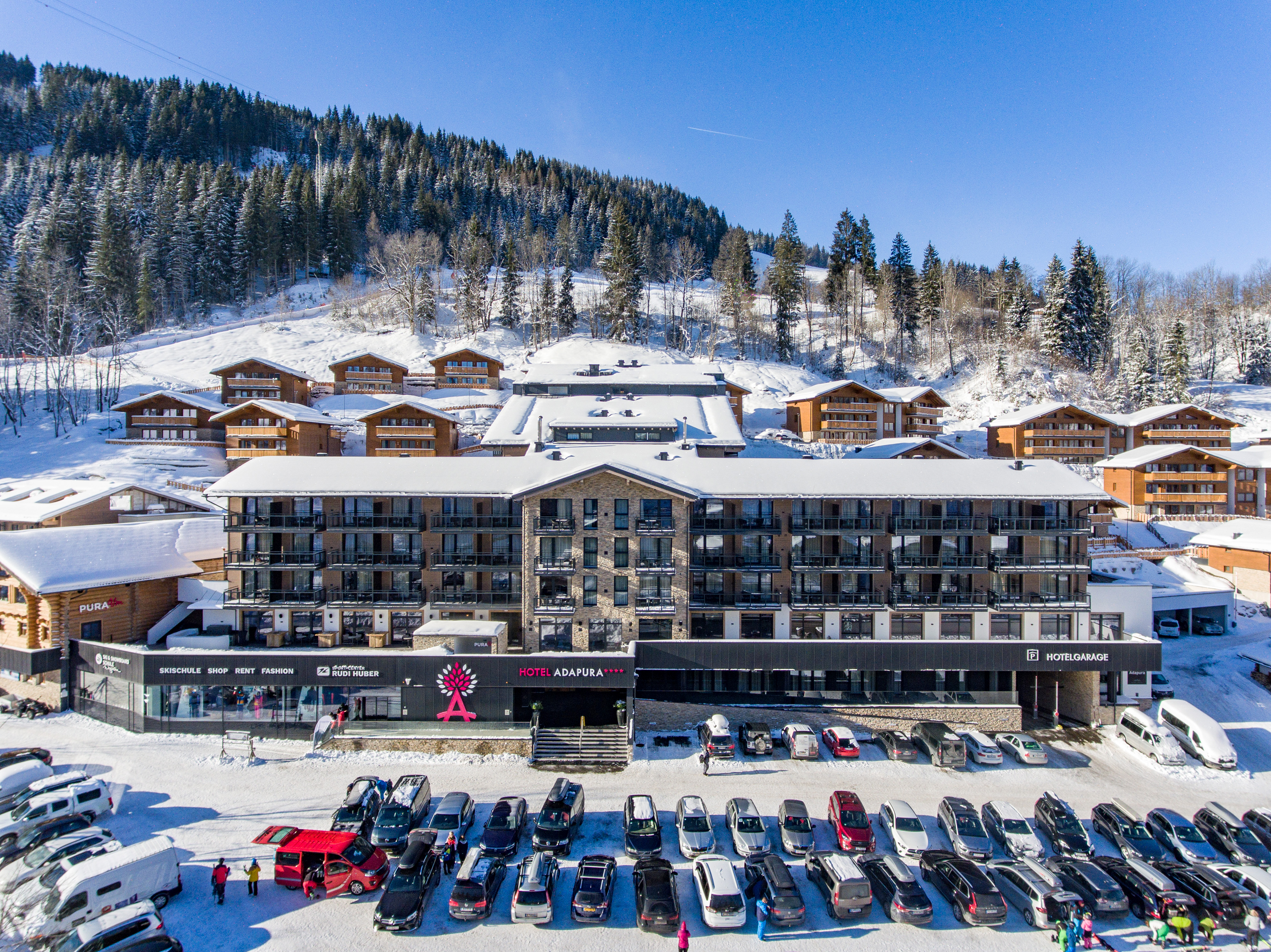 Skihotel - Außenansicht- Winter - Hotel Adapura Wagrain