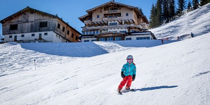 Hotels an der Piste - Skiraum: Skispinde - Ski-In & Ski-Out - Unterkunft direkt an der Skipiste (blaue Piste) - Ferienwohnungen Perfeldhof