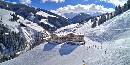 Hotels an der Piste - Skiraum: Skispinde - Unterkunft direkt an der Skipiste - Ferienwohnungen Perfeldhof