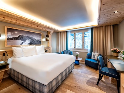 Hotels an der Piste - Suite mit offenem Kamin - Zimmer - Precise Tale Seehof Davos