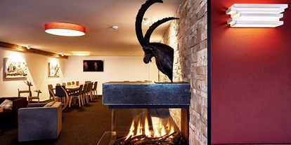 Hotels an der Piste - Hotel-Schwerpunkt: Skifahren & Romantik - Bad Ragaz (Pfäfers) - Cheminee Lounge Berghotel Lenzerheide - Berghotel Tgantieni