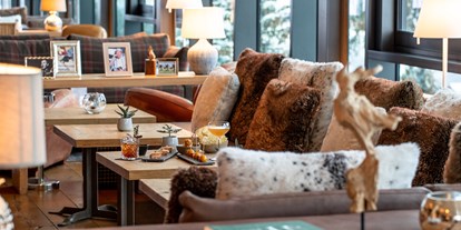 Hotels an der Piste - Skiraum: videoüberwacht - Wallis - Bar Lounge - Hotel Crans Ambassdor