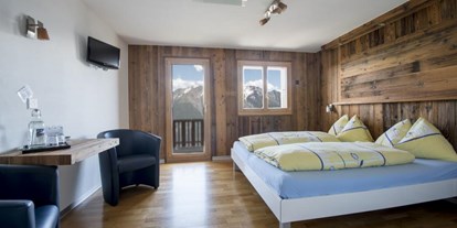 Hotels an der Piste - Preisniveau: moderat - Bürchen - Doppelzimmer süd - Hotel Slalom
