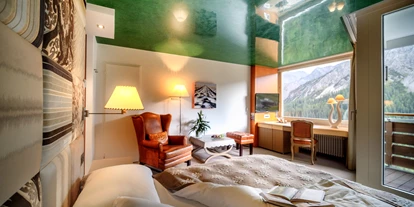 Hotels an der Piste - Skikurs direkt beim Hotel: für Erwachsene - Lantsch/Lenz - Queen Size Room - Tschuggen Grand Hotel 