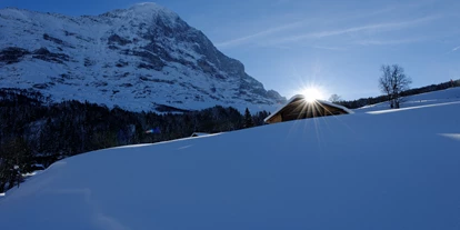 Hotels an der Piste - Sonnenterrasse - Ried-Mörel - Eiger Nordwand im Winter - Aspen Alpin Lifestyle Hotel Grindelwald