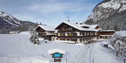 Hotels an der Piste - Hotel-Schwerpunkt: Skifahren & Kulinarik - Lage Hotel Naturhof Stillachtal Oberstdorf - Hotel Naturhof Stillachtal
