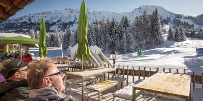 Hotels an der Piste - Hotel-Schwerpunkt: Skifahren & Romantik - Rauth (Nesselwängle) - Meckatzer Sportalb an der Talstation des Iselers - Panorama Hotel Oberjoch