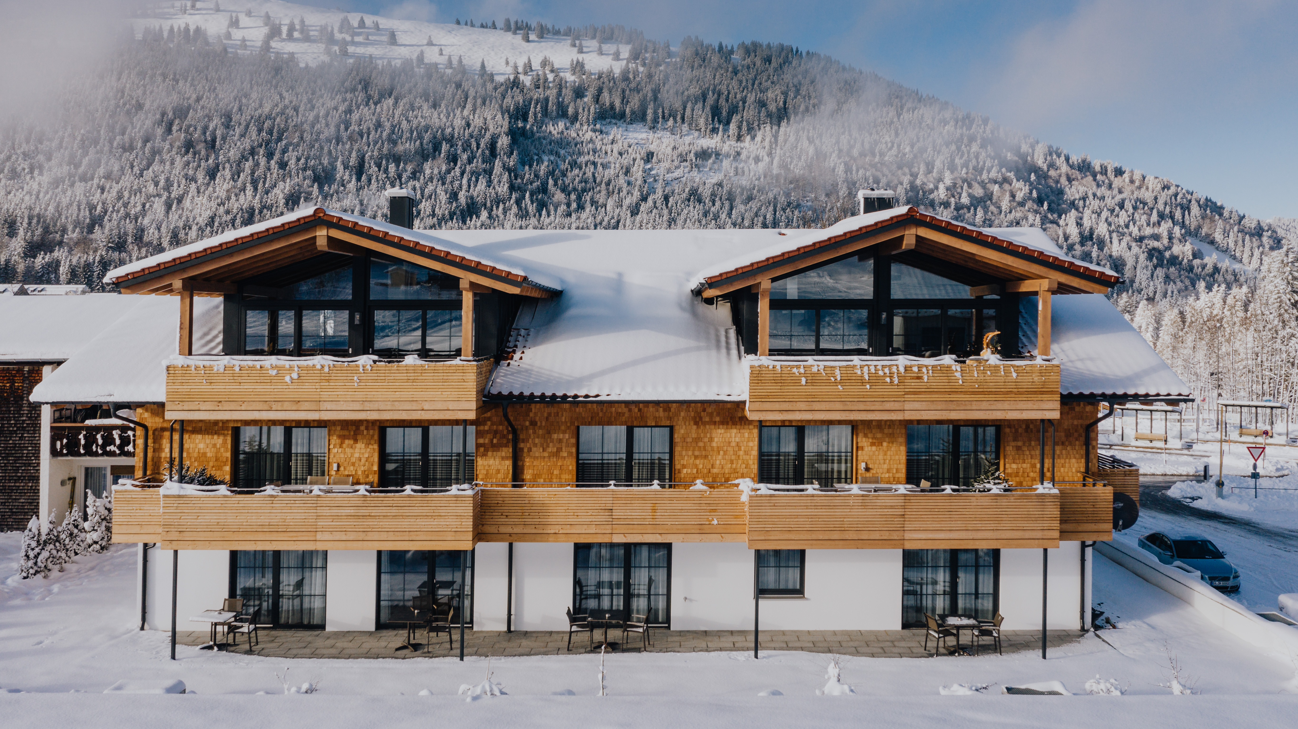 Hotels an der Piste: Alpin Lodges Oberjoch