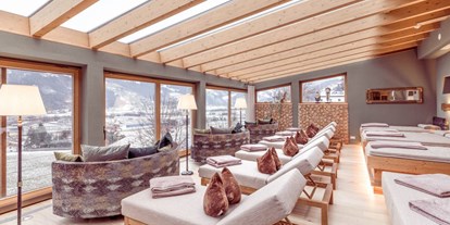 Hotels an der Piste - Verpflegung: Frühstück - Panoramaruheraum mit Wasserbetten - Alpin Family Resort Seetal ****s