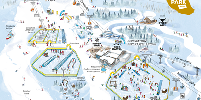 Hotels an der Piste - Skiraum: videoüberwacht - Skigebiet Nauders - Goldpark Panorama  - Valrunzhof direkt am Seilbahncenter 