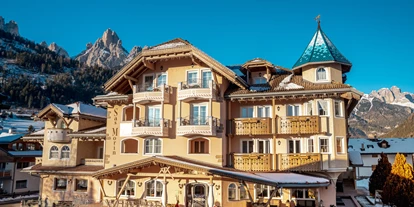 Hotels an der Piste - Hotel-Schwerpunkt: Skifahren & Romantik - Wolkenstein/Gröden - Chalet Sas Morin
