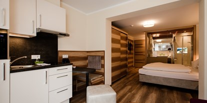 Hotels an der Piste - Preisniveau: günstig - Finkenberg - Studio Rastkogel 28m² für 1 - 3 Personen - Aparthotel Dorfplatzl