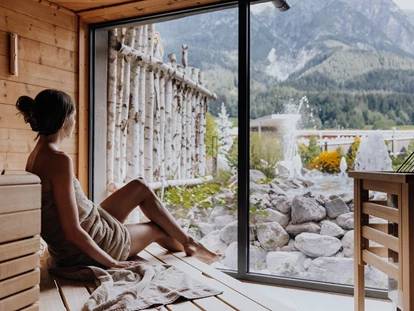 Hotels an der Piste - Parkplatz: kostenlos beim Hotel - Eschenau (Taxenbach) - Sauna, Mountain Spa - Good Life Resort die Riederalm ****S