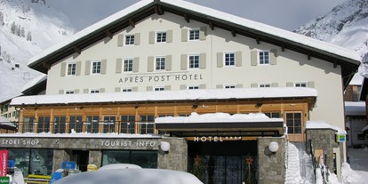 Hotels an der Piste - Skikurs direkt beim Hotel: für Kinder - APRES POST HOTEL Aussenansiicht - APRES POST HOTEL