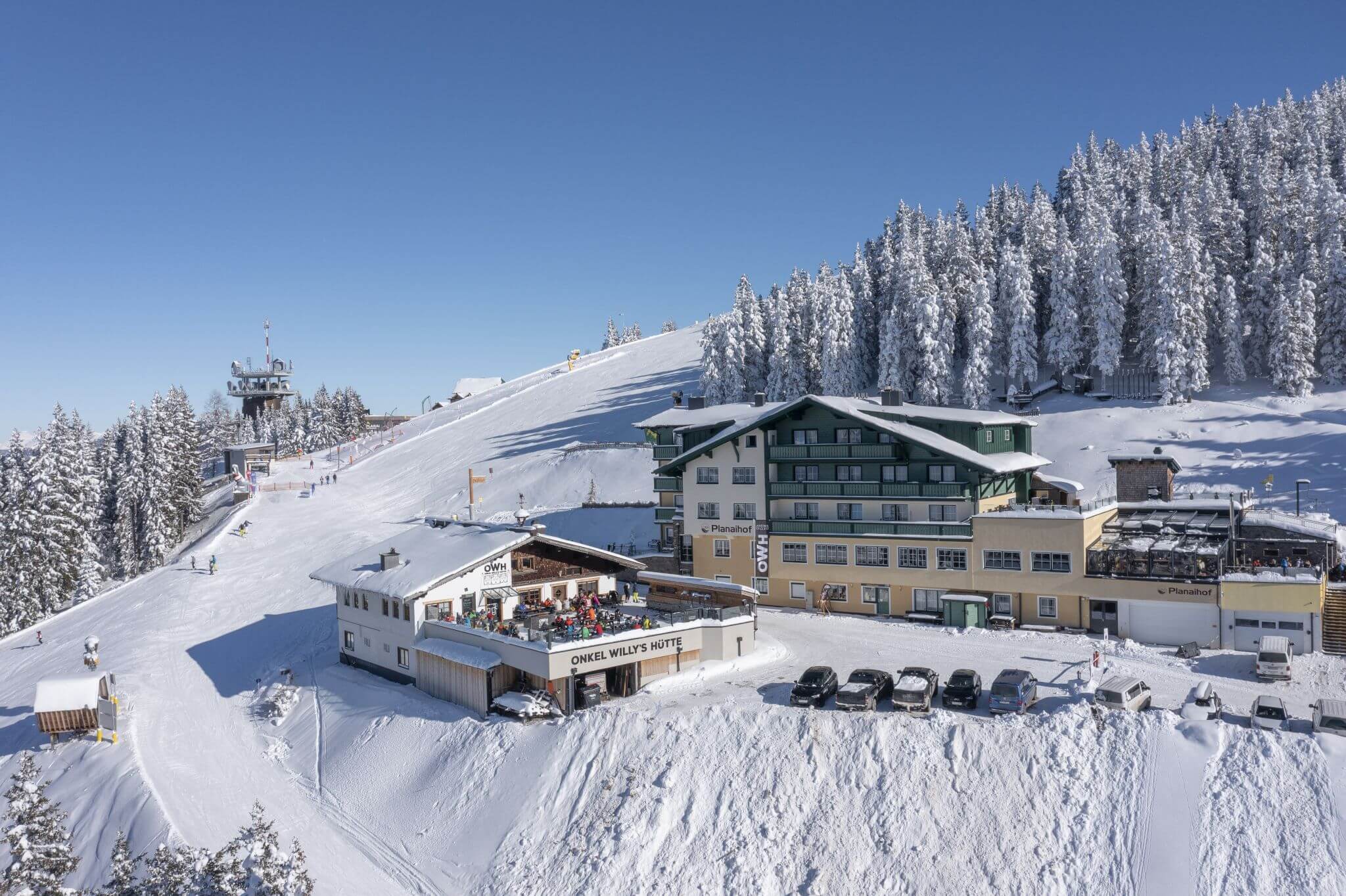 Hotels an der Piste: Der Planaihof im Winter  - Hotel Planaihof