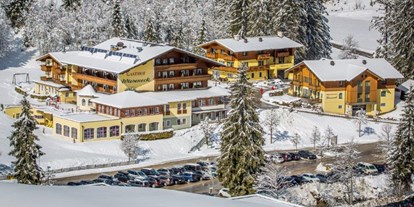 Hotels an der Piste - Skikurs direkt beim Hotel: für Kinder - Skigebiet Zauchensee-Flachauwinkl - Winteransicht - Hotel Wieseneck GmbH